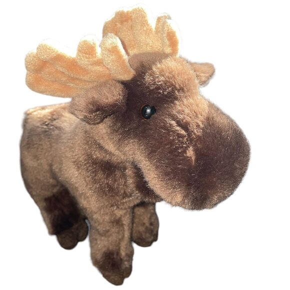 Douglas Plush Moose Antlers Ulysses Stuffed Animal Nursery Decor Shower Gift 11" - Picture 5 of 12